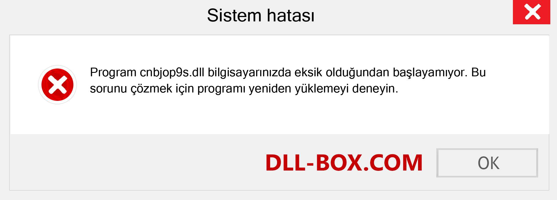 cnbjop9s.dll dosyası eksik mi? Windows 7, 8, 10 için İndirin - Windows'ta cnbjop9s dll Eksik Hatasını Düzeltin, fotoğraflar, resimler